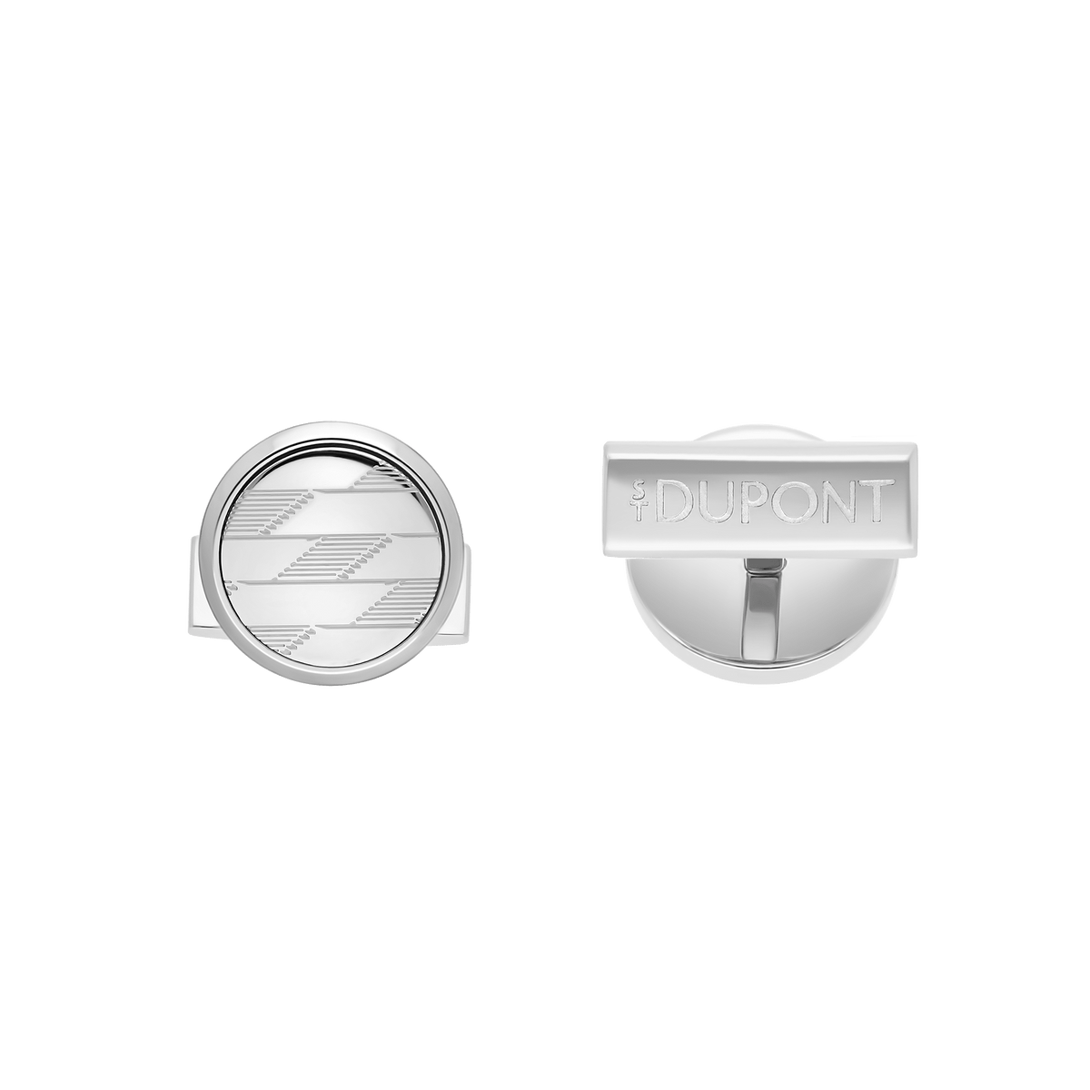 Cufflinks Metal backtoschool25 Collection_Monogram color_silver 1 - S.T. Dupont United Kingdom