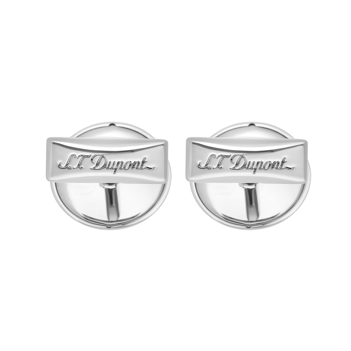 Chrome Accessoires_QTF collection_cufflinks color_silver 2 - S.T. Dupont United Kingdom