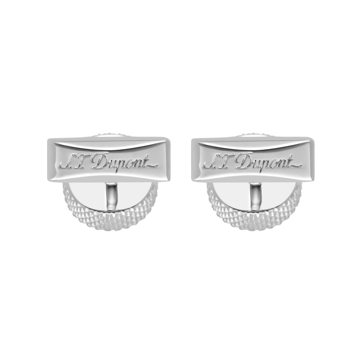 Diamond head Accessoires_QTF collection_cufflinks color_silver 2 - S.T. Dupont United Kingdom