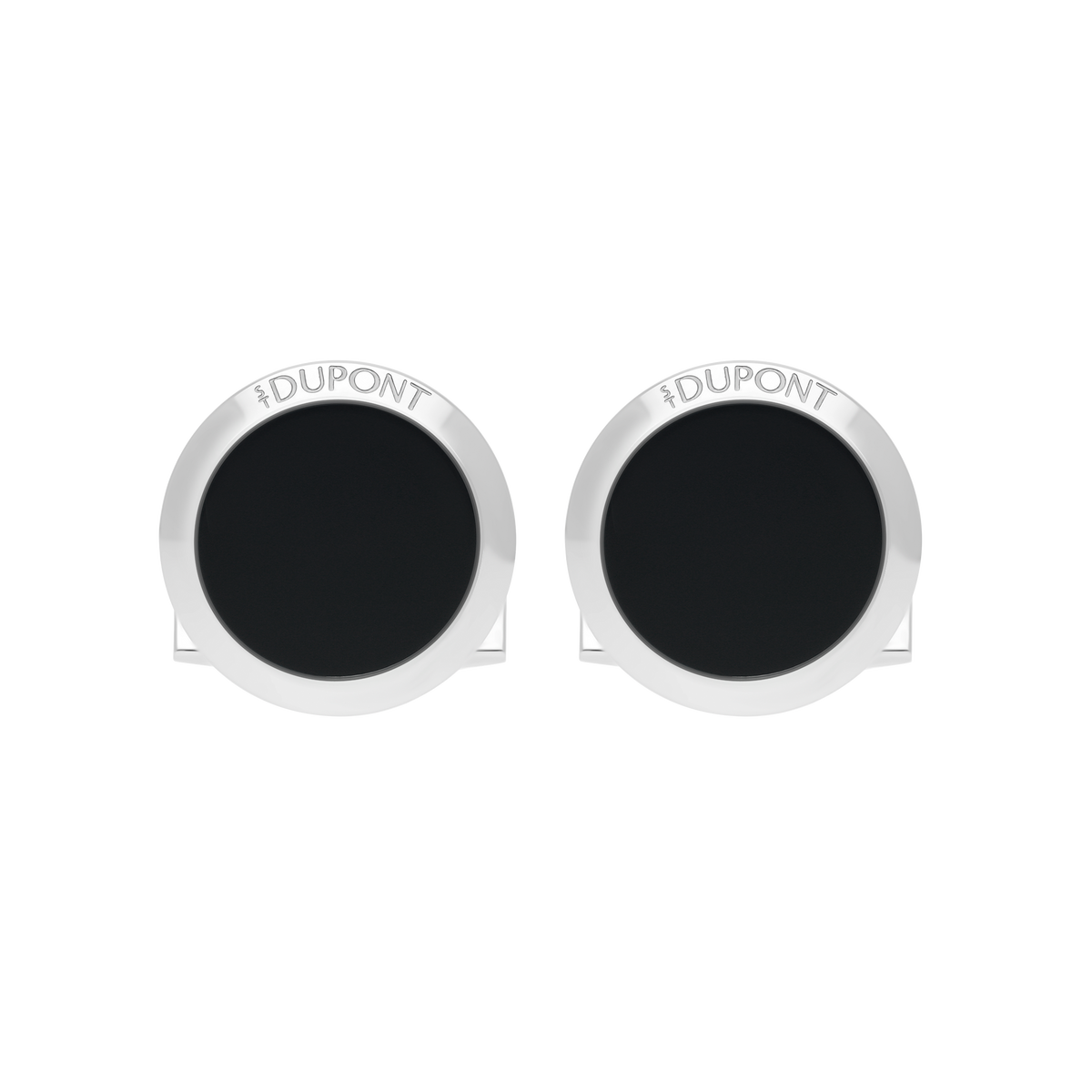 005846 - STDUPONT - United Kingdom - Round black lacquer cufflinks - 3