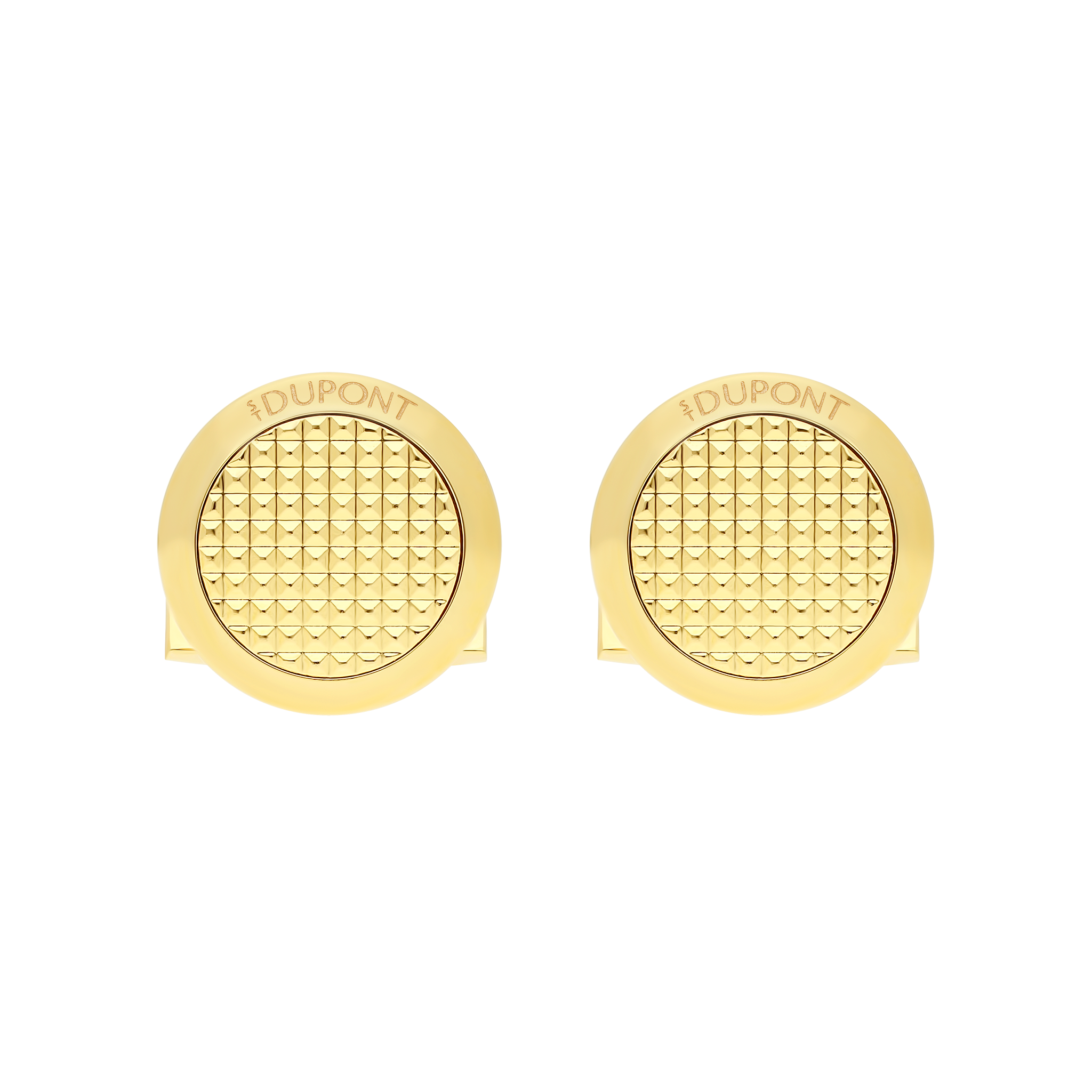 Round diamond head cufflinks