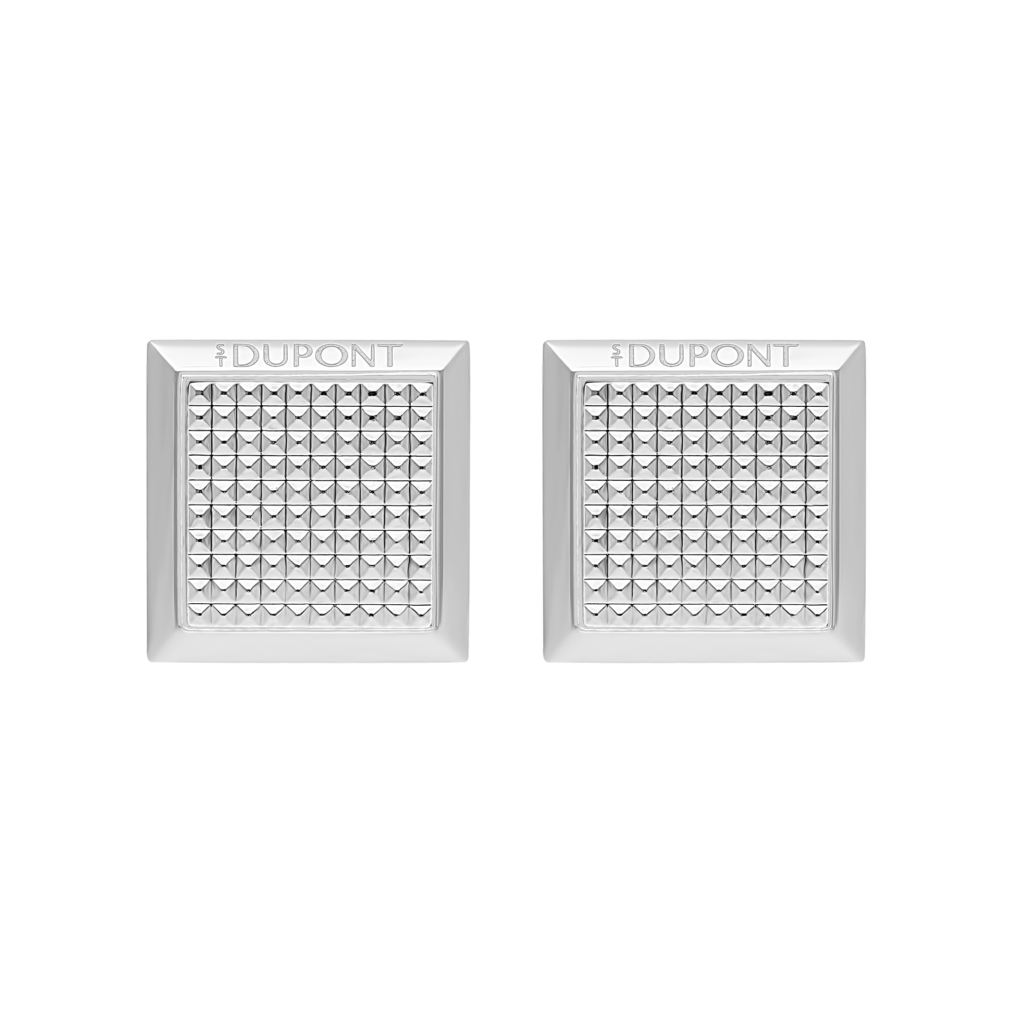 Square diamond head cufflinks