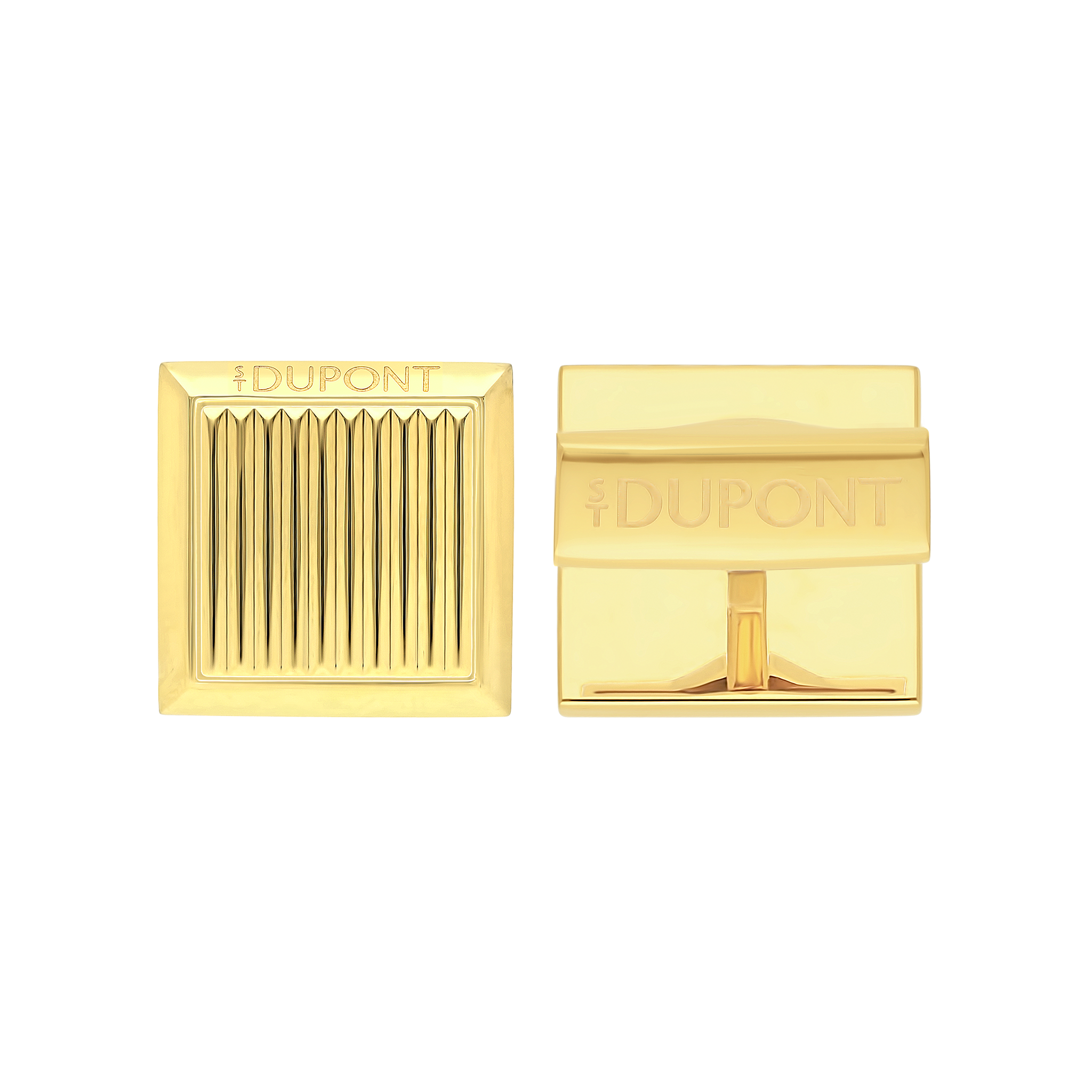 Square diamond head cufflinks
