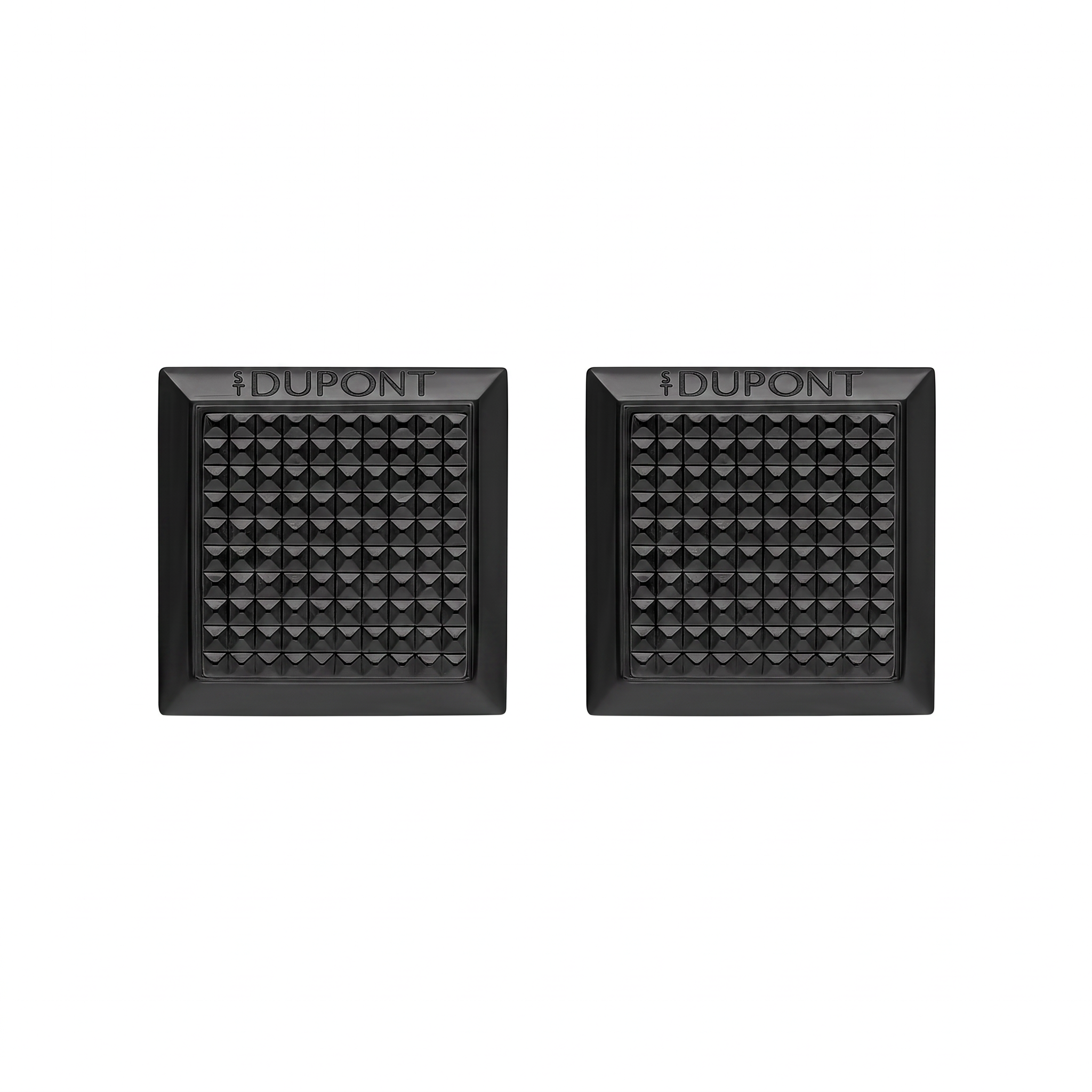 Square diamond head cufflinks