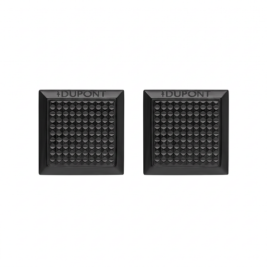 Square diamond head cufflinks
