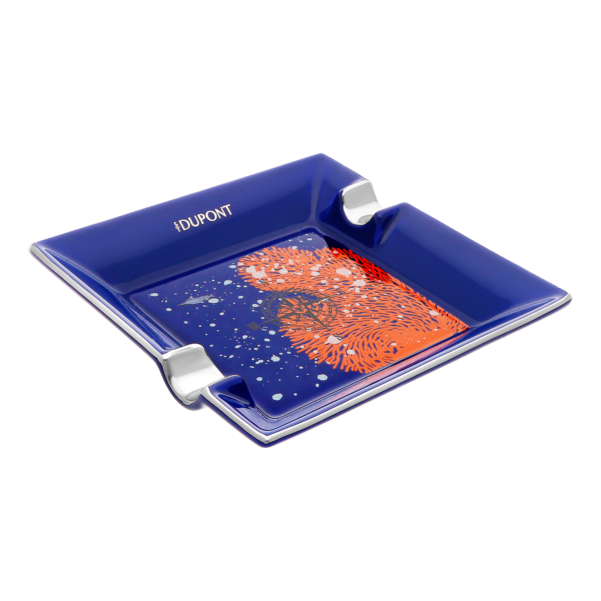Porcelain art - of - fire Collection_20000 - Lieues - sous - les - mers Collection_Ashtray 4 - S.T. Dupont United Kingdom
