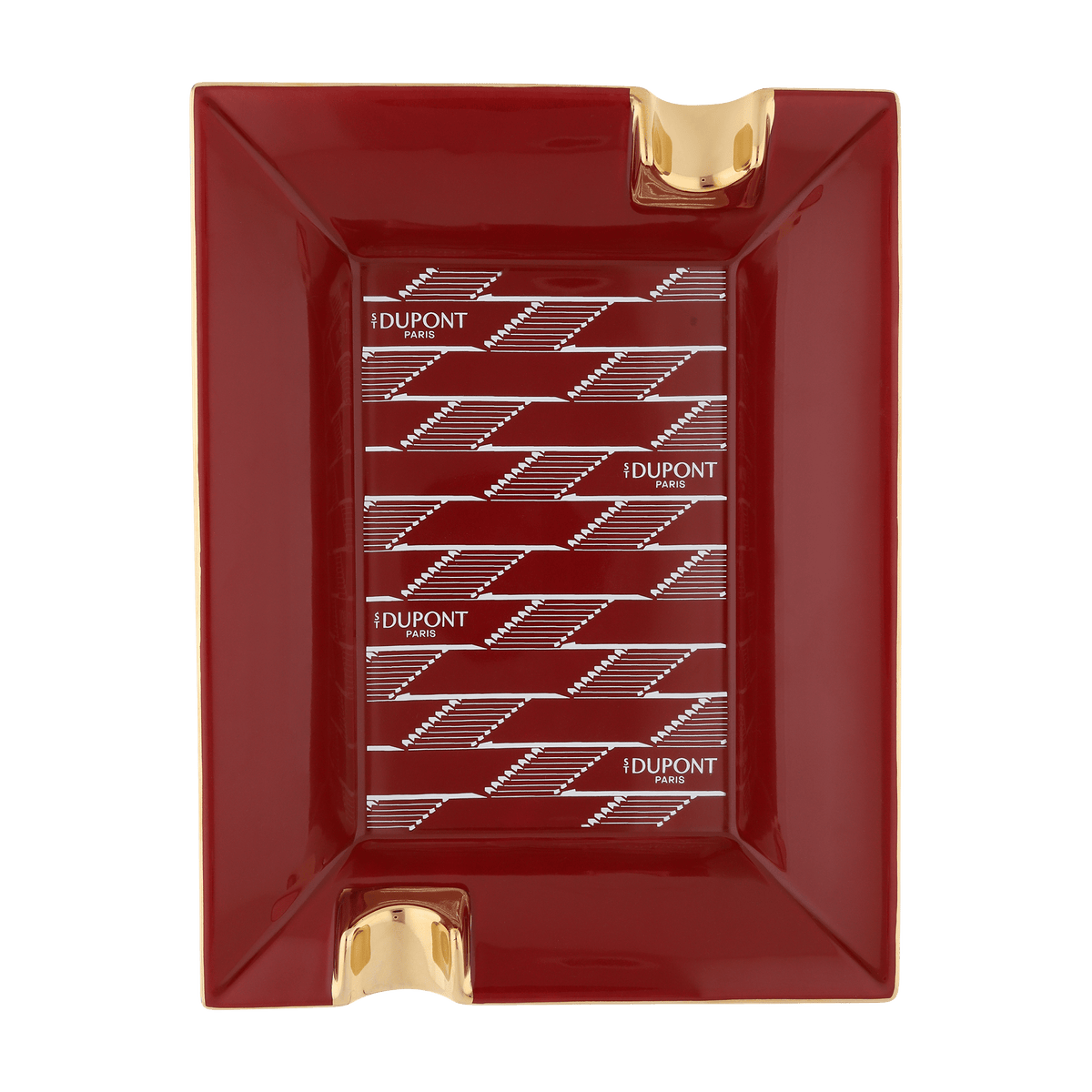 Porcelain art - of - fire Collection_Monogram color_burgundy 1 - S.T. Dupont United Kingdom