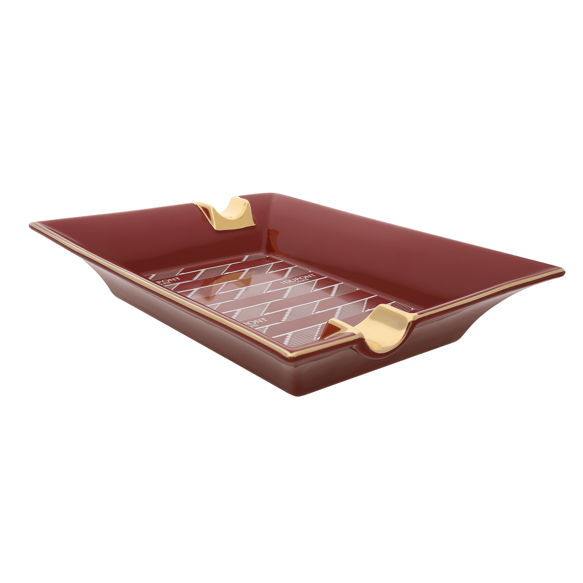 Porcelain art - of - fire Collection_Monogram color_burgundy 2 - S.T. Dupont United Kingdom