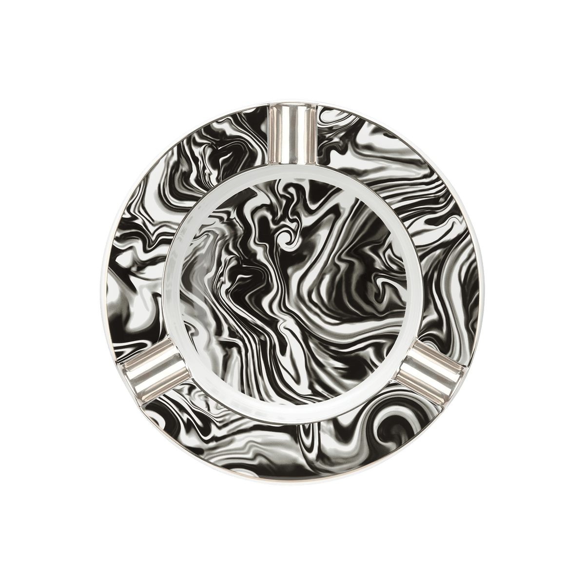 porcelain art - of - fire Collection_Ashtray color_black 1 - S.T. Dupont United Kingdom