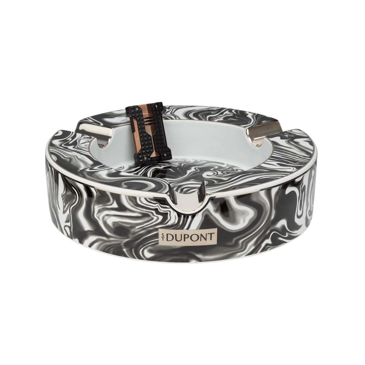 porcelain art - of - fire Collection_Ashtray color_black 2 - S.T. Dupont United Kingdom