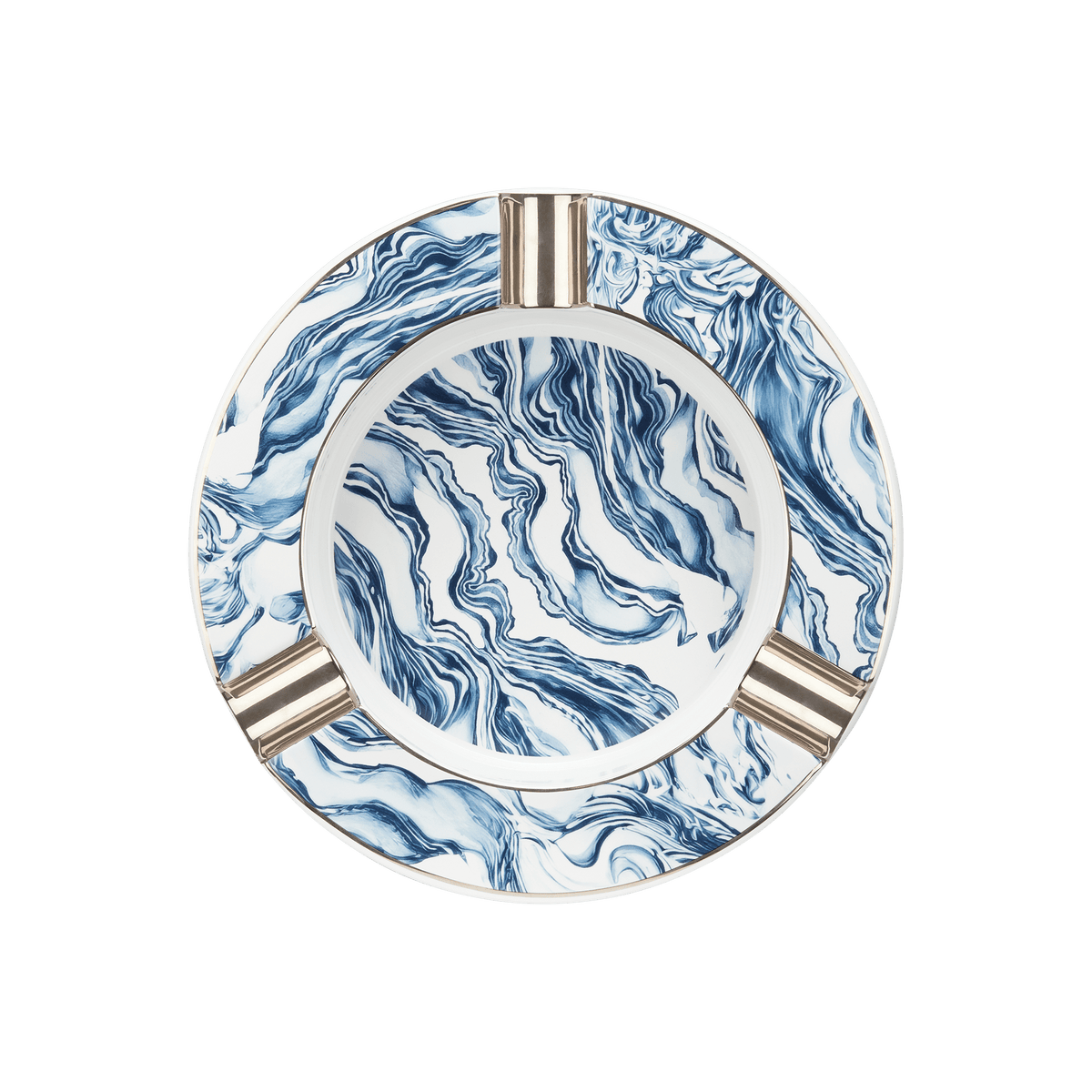 porcelain art - of - fire Collection_Ashtray color_blue 1 - S.T. Dupont United Kingdom