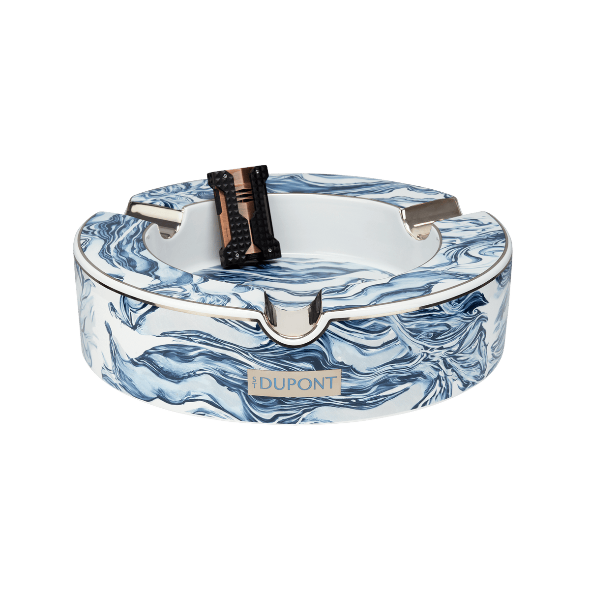 porcelain art - of - fire Collection_Ashtray color_blue 2 - S.T. Dupont United Kingdom