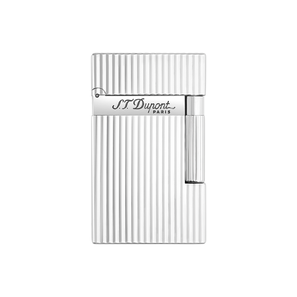 Ligne 2 lighter with silver finish - Luxury Lighter | S.T. Dupont – S.T.