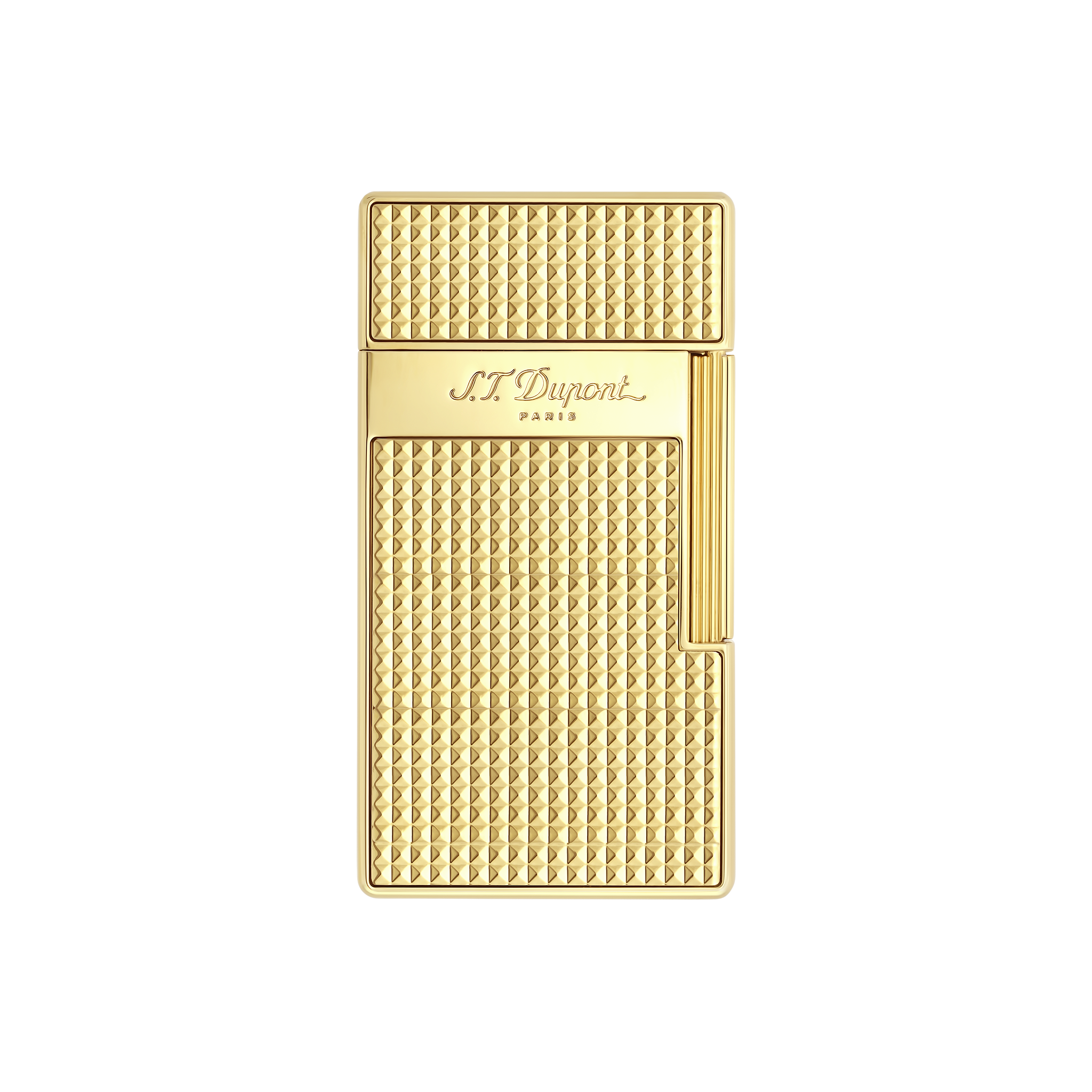 Big D Diamond-Point Gold Lighter – Luxury Lighters | S.T. Dupont – S.T ...