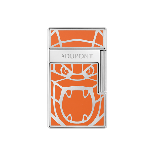 Lacquered lighter color_orange father's day flame_blue 1 - S.T. Dupont United Kingdom