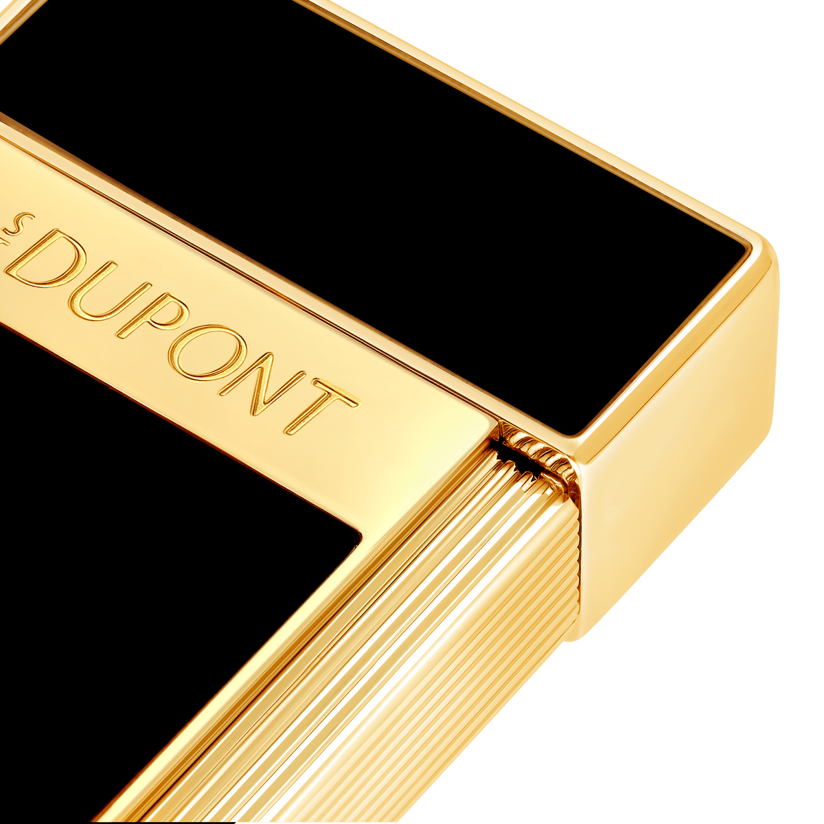 Lacquered lighter bigD Briquet_middle color_black 2 - S.T. Dupont United Kingdom