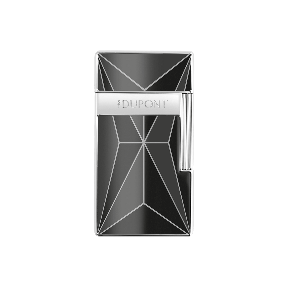 Lacquered lighter Briquet_middle collection_Fire - X color_black 1 - S.T. Dupont United Kingdom