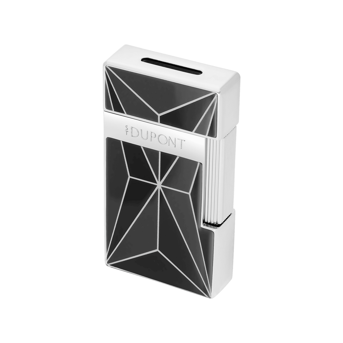 Lacquered lighter Briquet_middle collection_Fire - X color_black 4 - S.T. Dupont United Kingdom