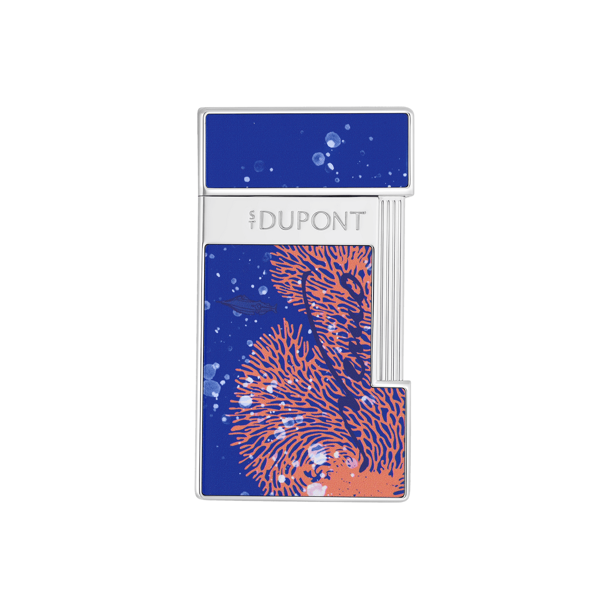 Lacquered lighter art - of - fire Collection_20000 - Lieues - sous - les - mers color_royal - blue 1 - S.T. Dupont United Kingdom
