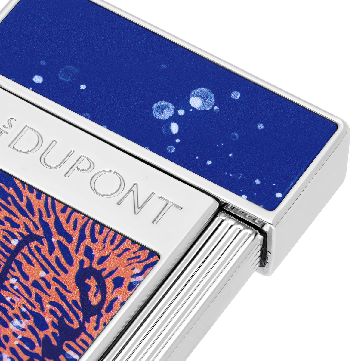 Lacquered lighter art - of - fire Collection_20000 - Lieues - sous - les - mers color_royal - blue 2 - S.T. Dupont United Kingdom