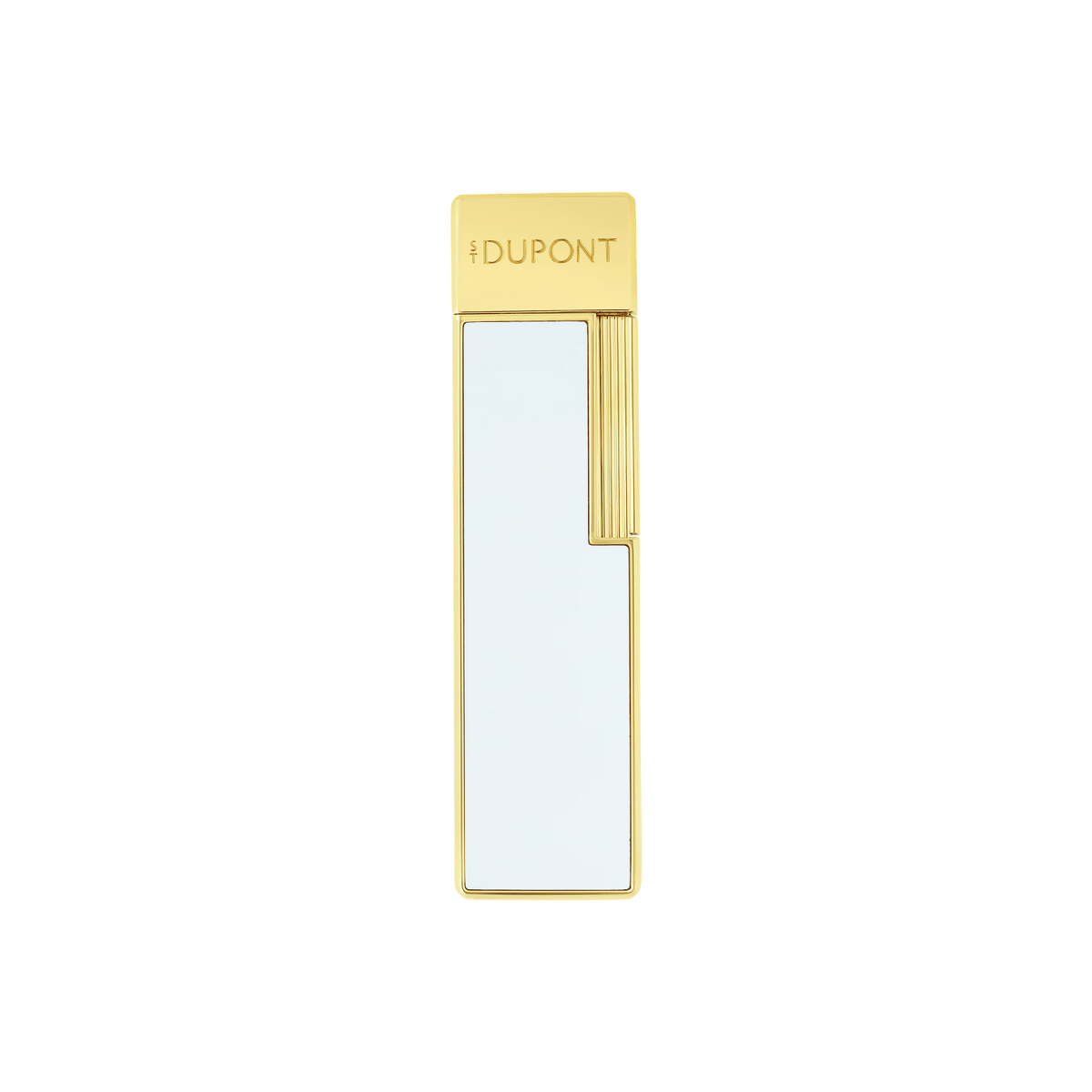 Lacquered lighter color_white finition_lacquer flame_blue 1 - S.T. Dupont United Kingdom