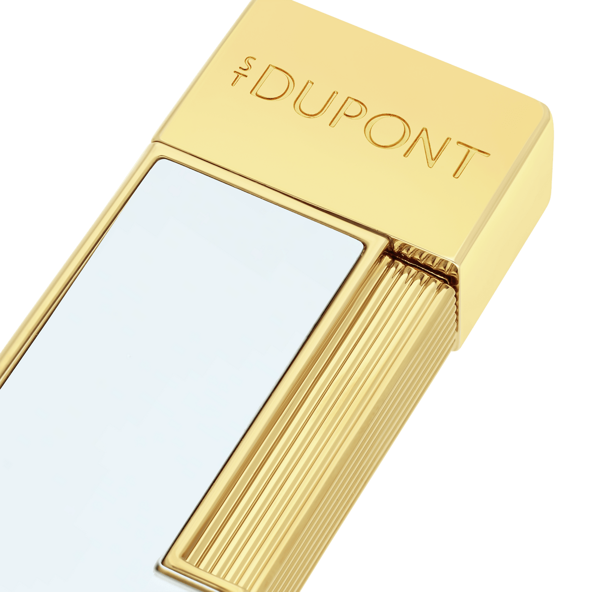 Lacquered lighter color_white finition_lacquer flame_blue 2 - S.T. Dupont United Kingdom