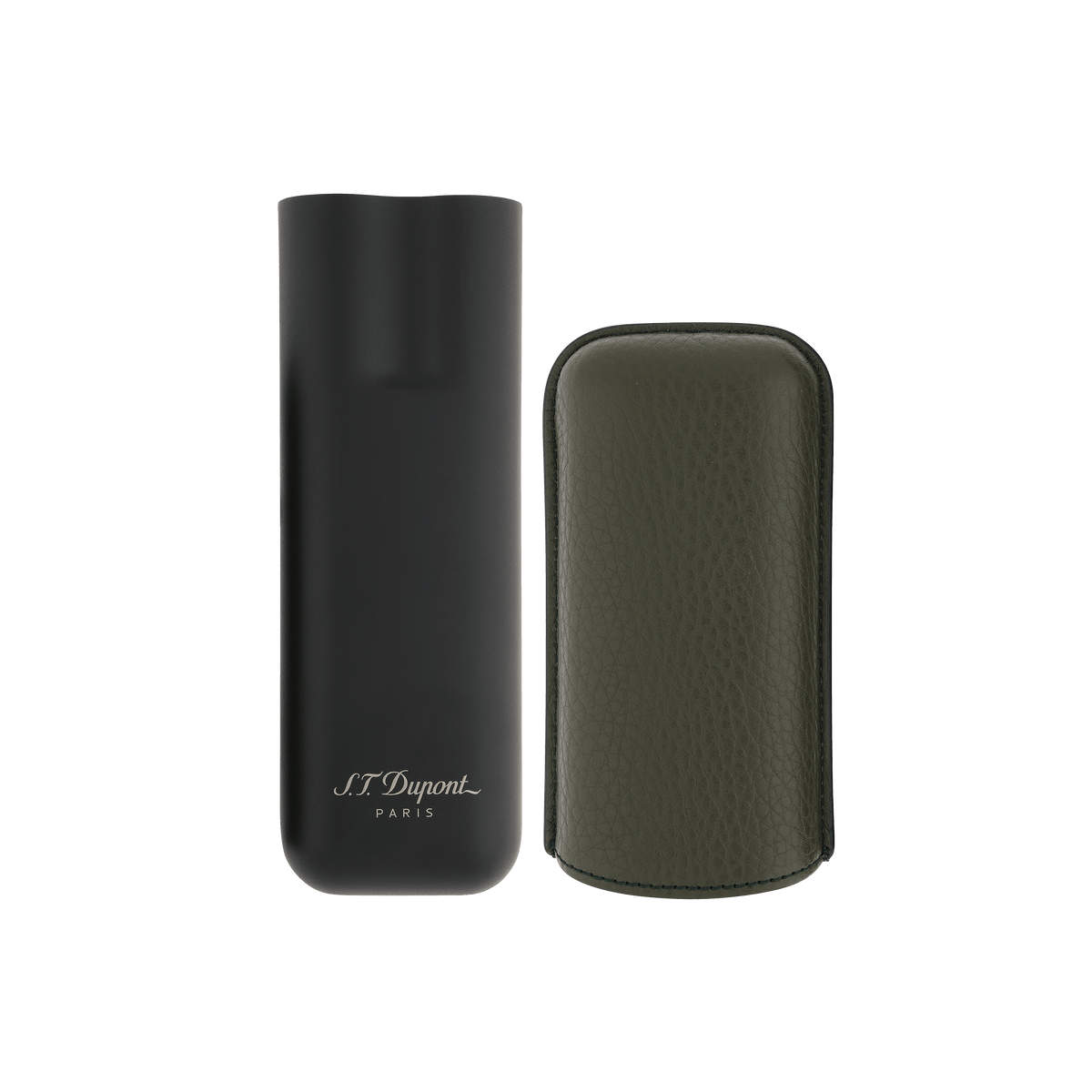 Leather case Accessoires_QTF art - of - fire color_green 3 - S.T. Dupont United Kingdom