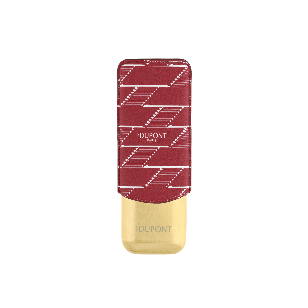 Coated canvas case Collection_Monogram color_burgundy fall - selection 1 - S.T. Dupont United Kingdom