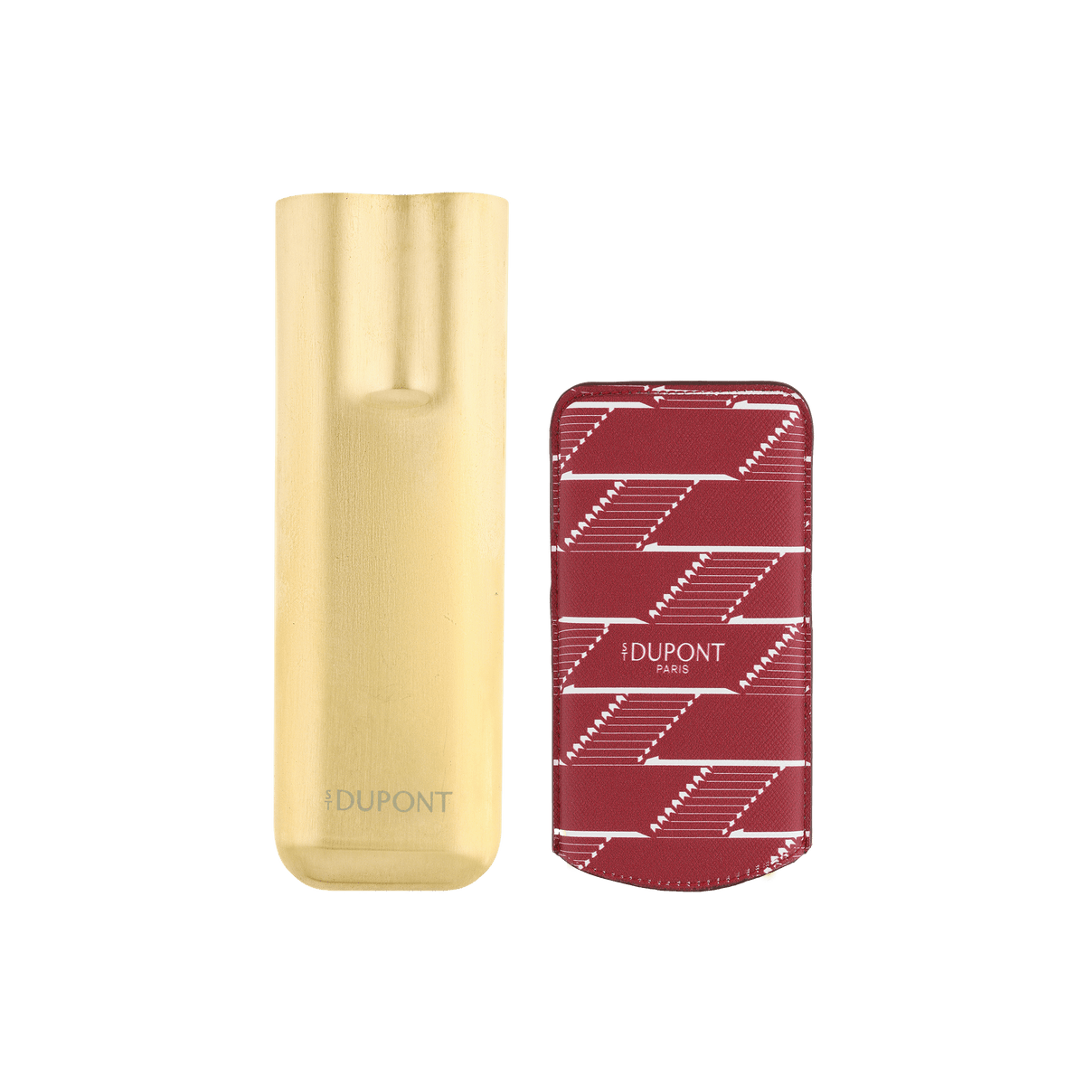 Coated canvas case Collection_Monogram color_burgundy fall - selection 3 - S.T. Dupont United Kingdom