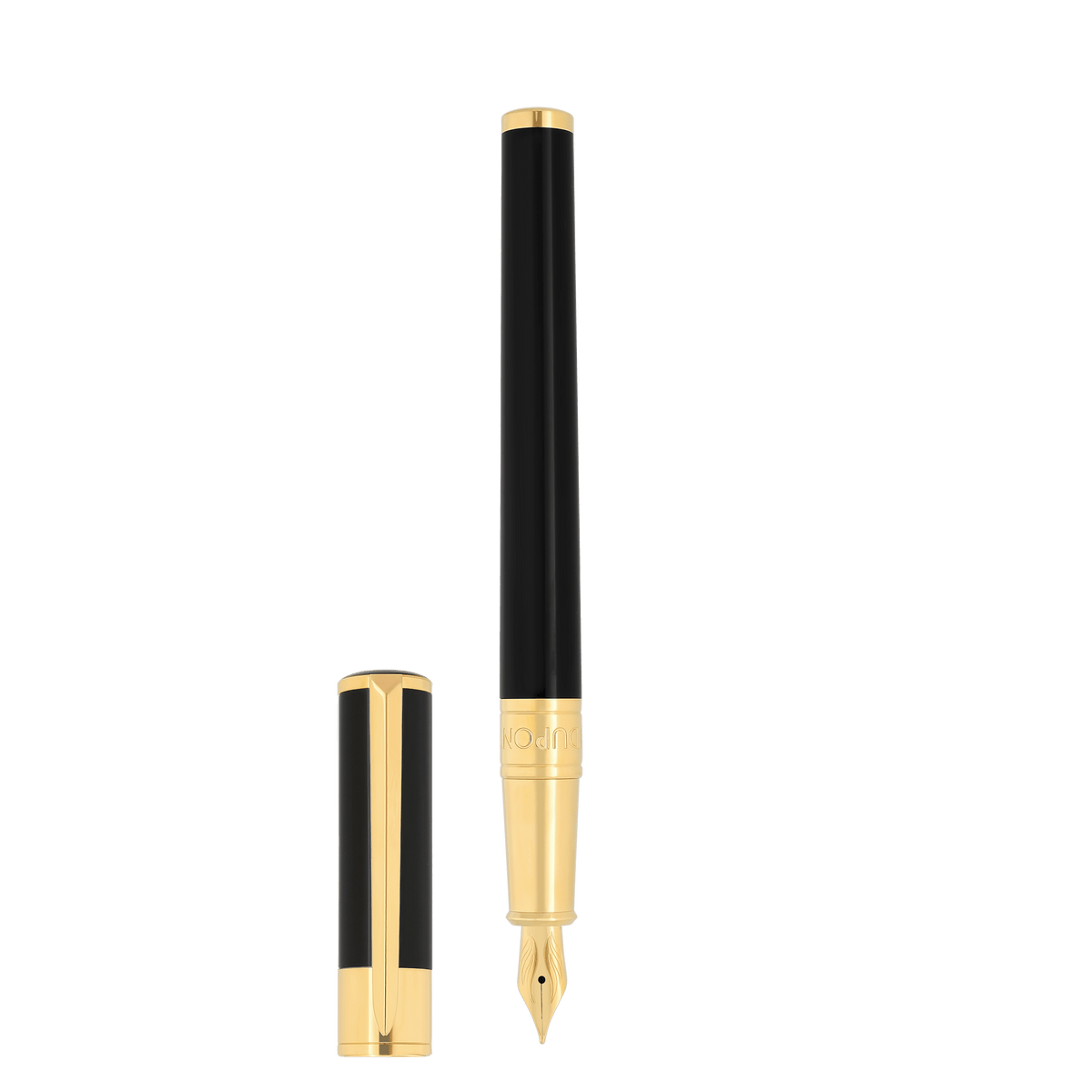 Fountain pen badge_customizable collection_d - initial color_golden 1 - S.T. Dupont United Kingdom