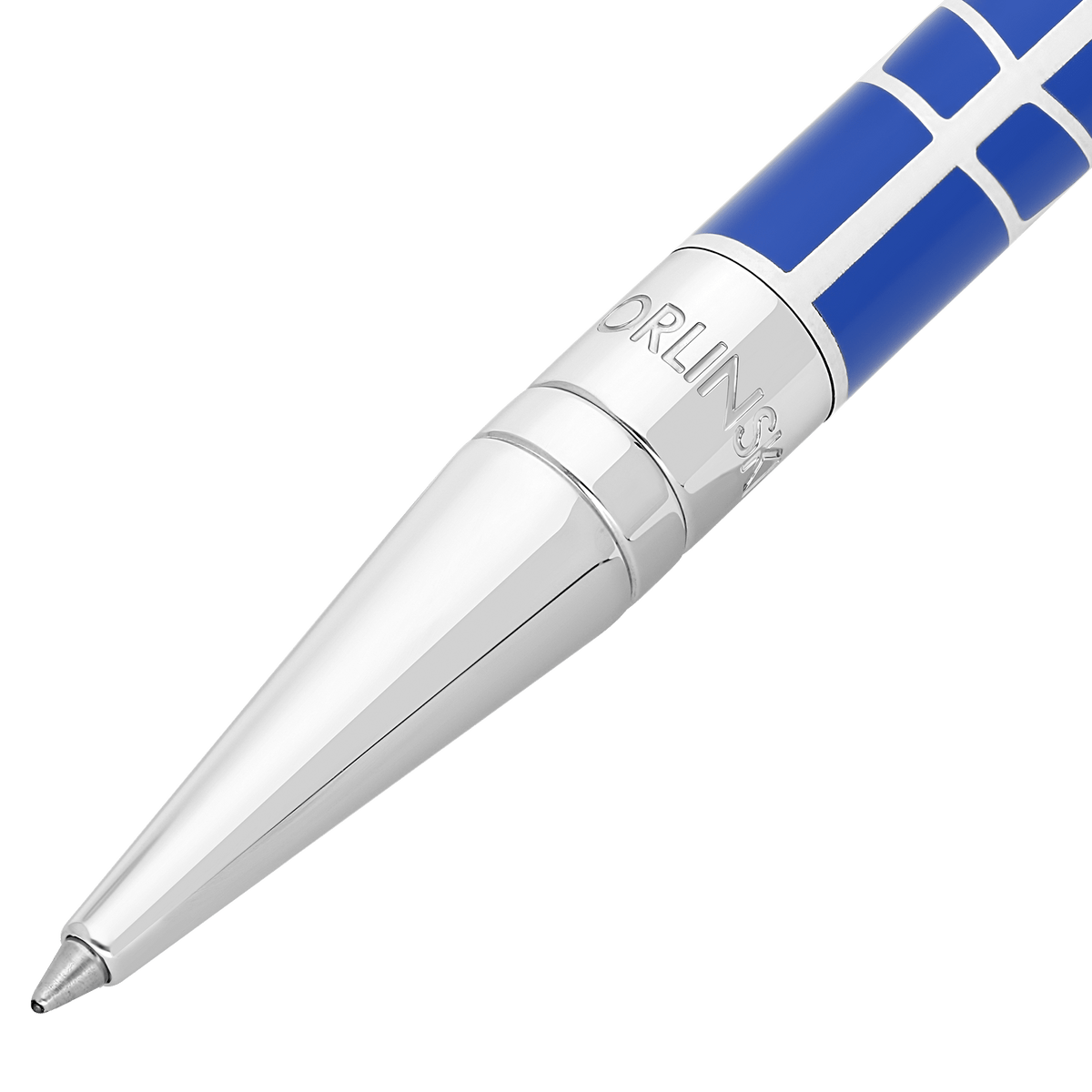 Ballpoint pen color_blue father's day finition_chrome 2 - S.T. Dupont United Kingdom