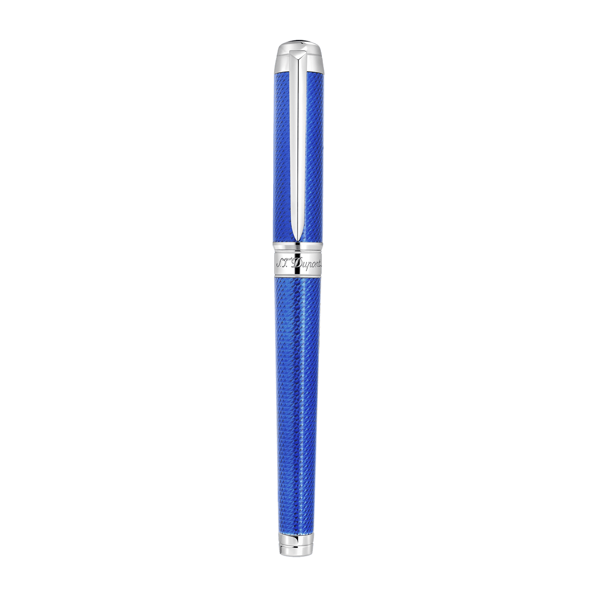Fountain pen XL collection_eternity color_indigo - blue finition_ palladium 3 - S.T. Dupont United Kingdom