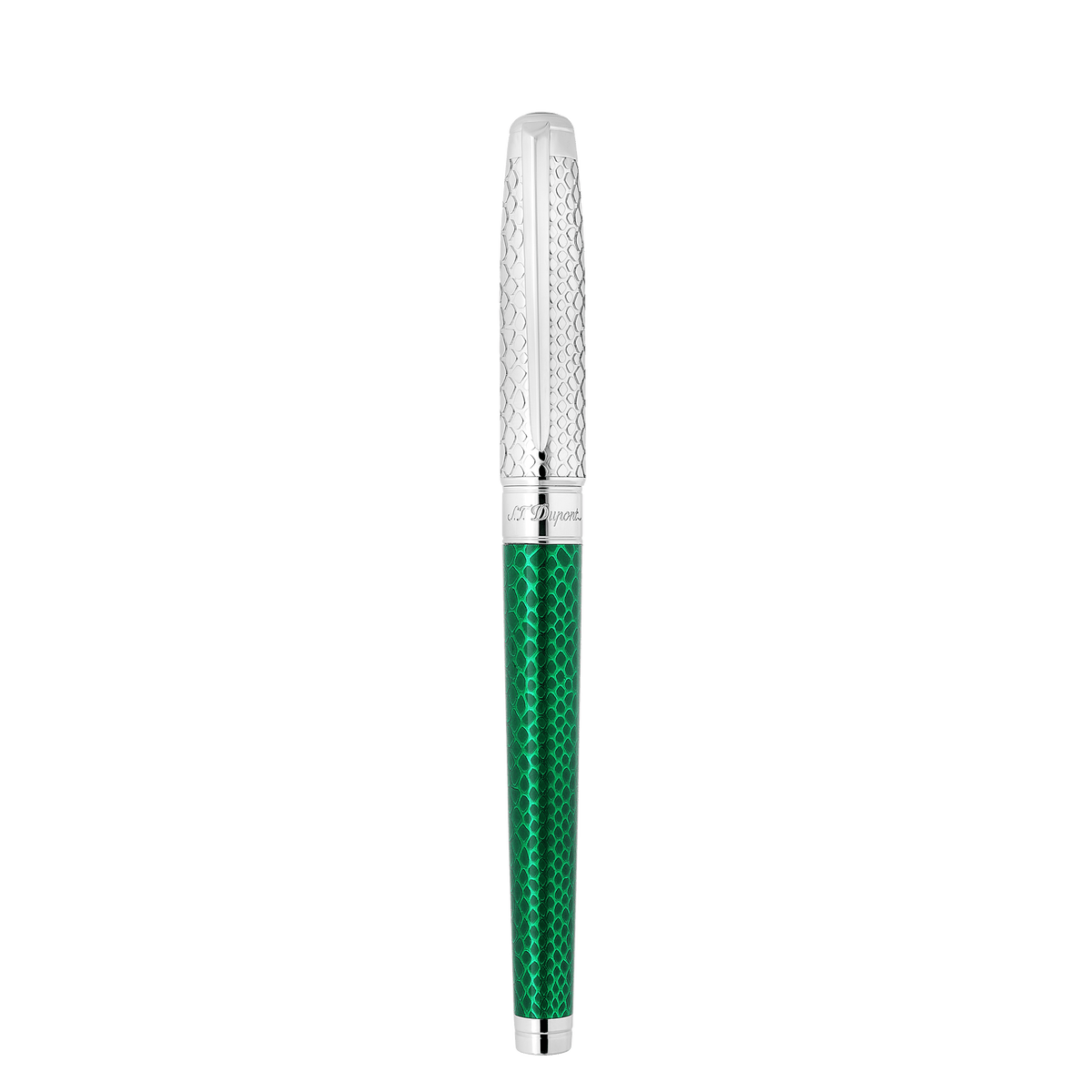Fountain pen large Collection_Snake - skin color_green finition_silver 3 - S.T. Dupont United Kingdom