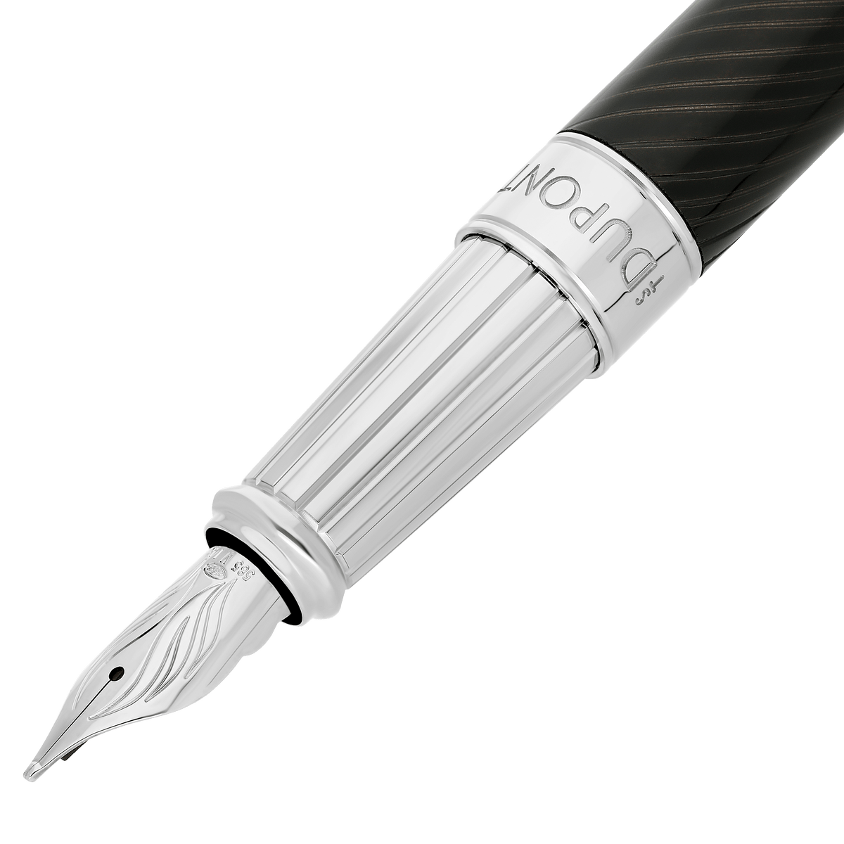 Fountain Pen Large color_black finition_golden Limited - edition_Horsemane 2 - S.T. Dupont United Kingdom