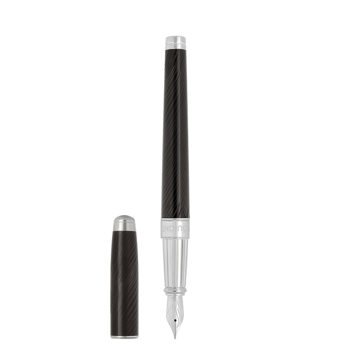 Fountain Pen Large color_black finition_golden Limited - edition_Horsemane 1 - S.T. Dupont United Kingdom
