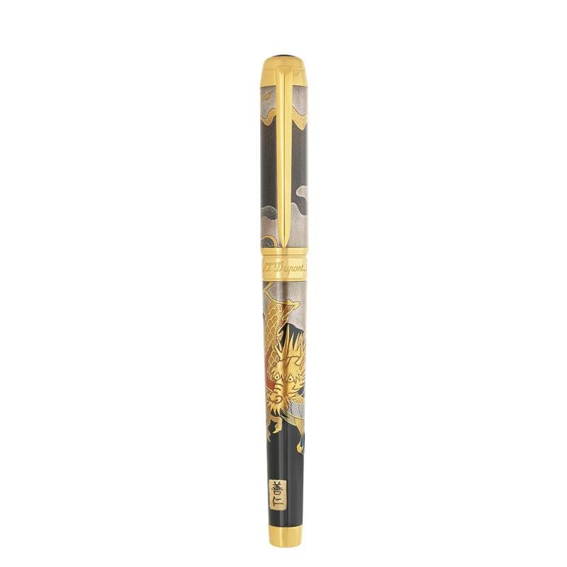 Fountain pen XL color_brown finition_golden Limited - edition_Maki - E 3 - S.T. Dupont United Kingdom