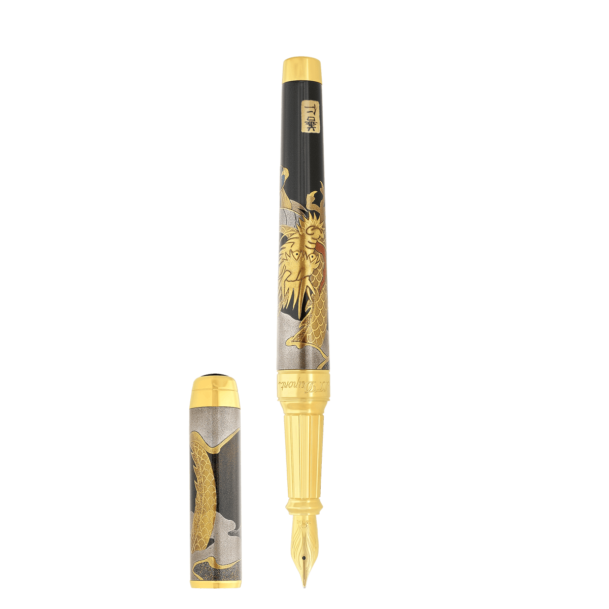 Fountain pen XL color_brown finition_golden Limited - edition_Maki - E 1 - S.T. Dupont United Kingdom