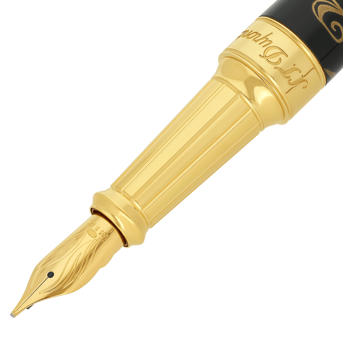 Fountain pen XL color_brown finition_golden Limited - edition_Maki - E 2 - S.T. Dupont United Kingdom