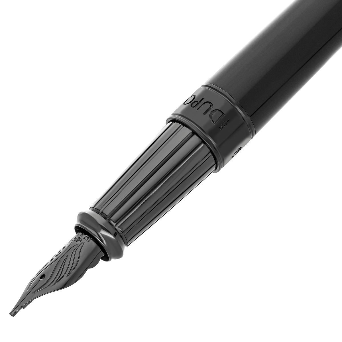 Fountain pen large color_black father's day material_aluminium 2 - S.T. Dupont United Kingdom