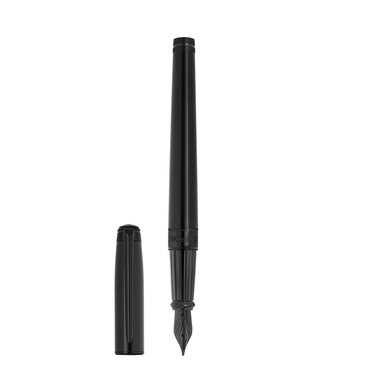 Fountain pen large color_black father's day material_aluminium 1 - S.T. Dupont United Kingdom