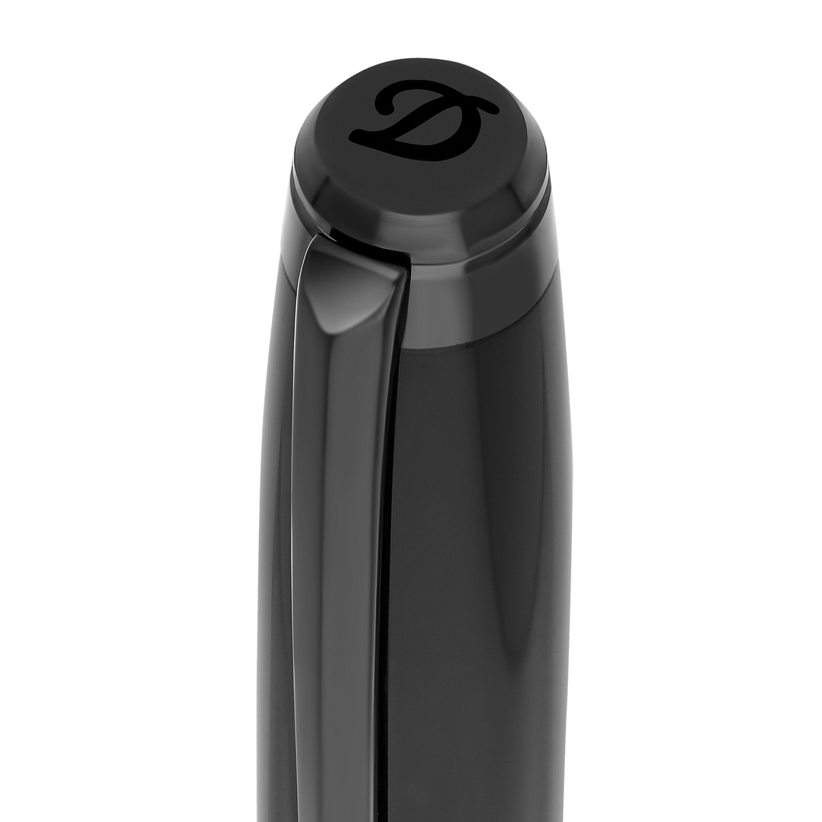 Fountain pen large color_black father's day material_aluminium 4 - S.T. Dupont United Kingdom