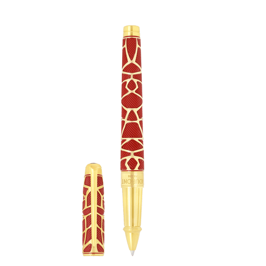 Roller pen large color_red finition_golden Limited - edition_Orlinski 1 - S.T. Dupont United Kingdom