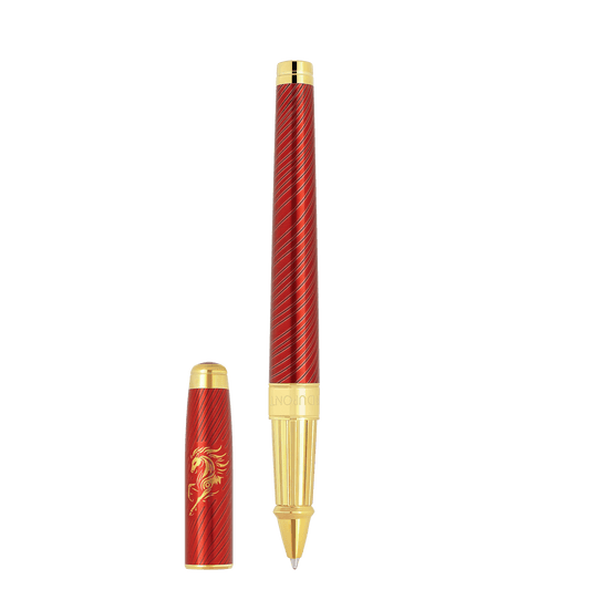 Rollerball pen large color_red finition_golden Limited - edition_Horse 1 - S.T. Dupont United Kingdom