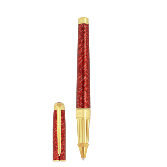 Rollerball pen large color_red finition_golden Limited - edition_Horsemane 1 - S.T. Dupont United Kingdom