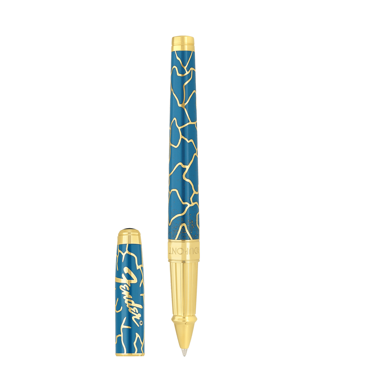 Rollerball large color_blue - fender finition_golden Limited - edition_Fender 1 - S.T. Dupont United Kingdom