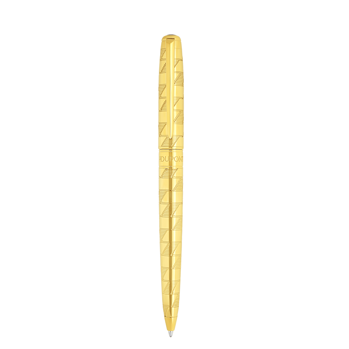 Ballpoint pen Medium collection_Monogram color_gold color_golden 1 - S.T. Dupont United Kingdom