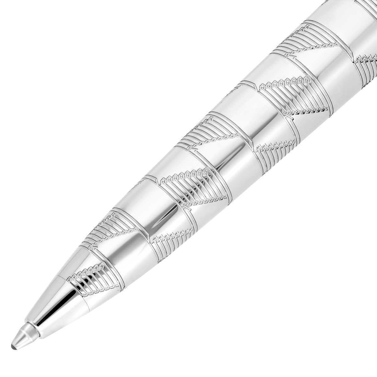 Ballpoint pen Large Collection_Monogram color_silver corporate25 2 - S.T. Dupont United Kingdom