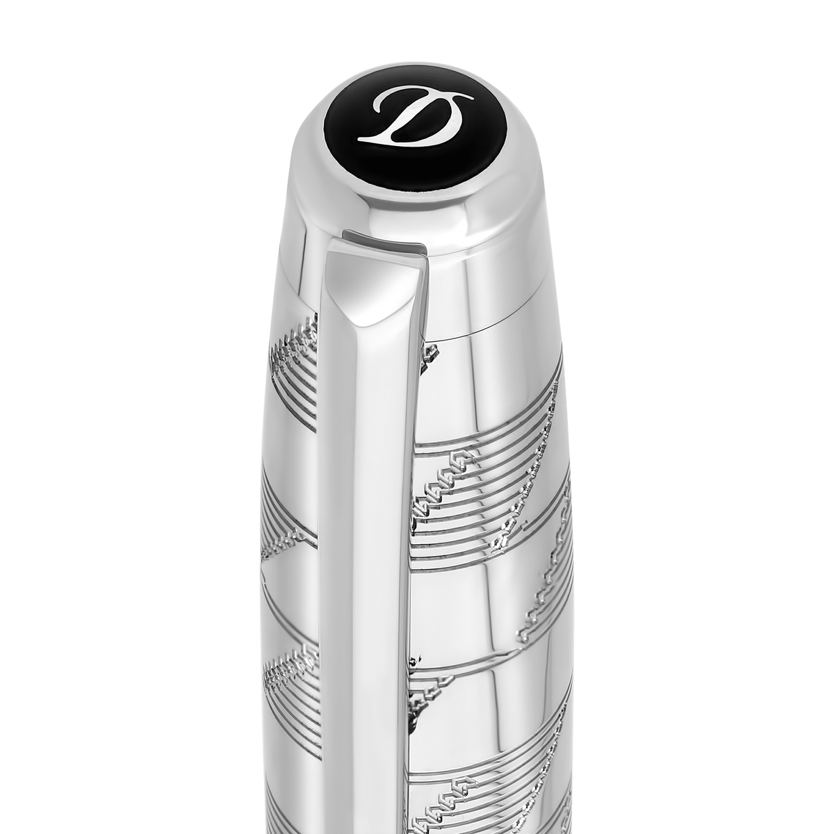 Ballpoint pen Large Collection_Monogram color_silver corporate25 4 - S.T. Dupont United Kingdom
