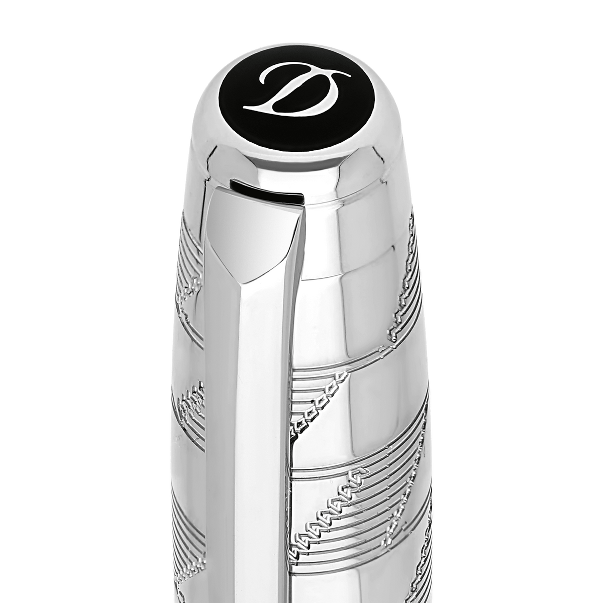 Ballpoint pen Medium Collection_Monogram color_silver corporate25 4 - S.T. Dupont United Kingdom