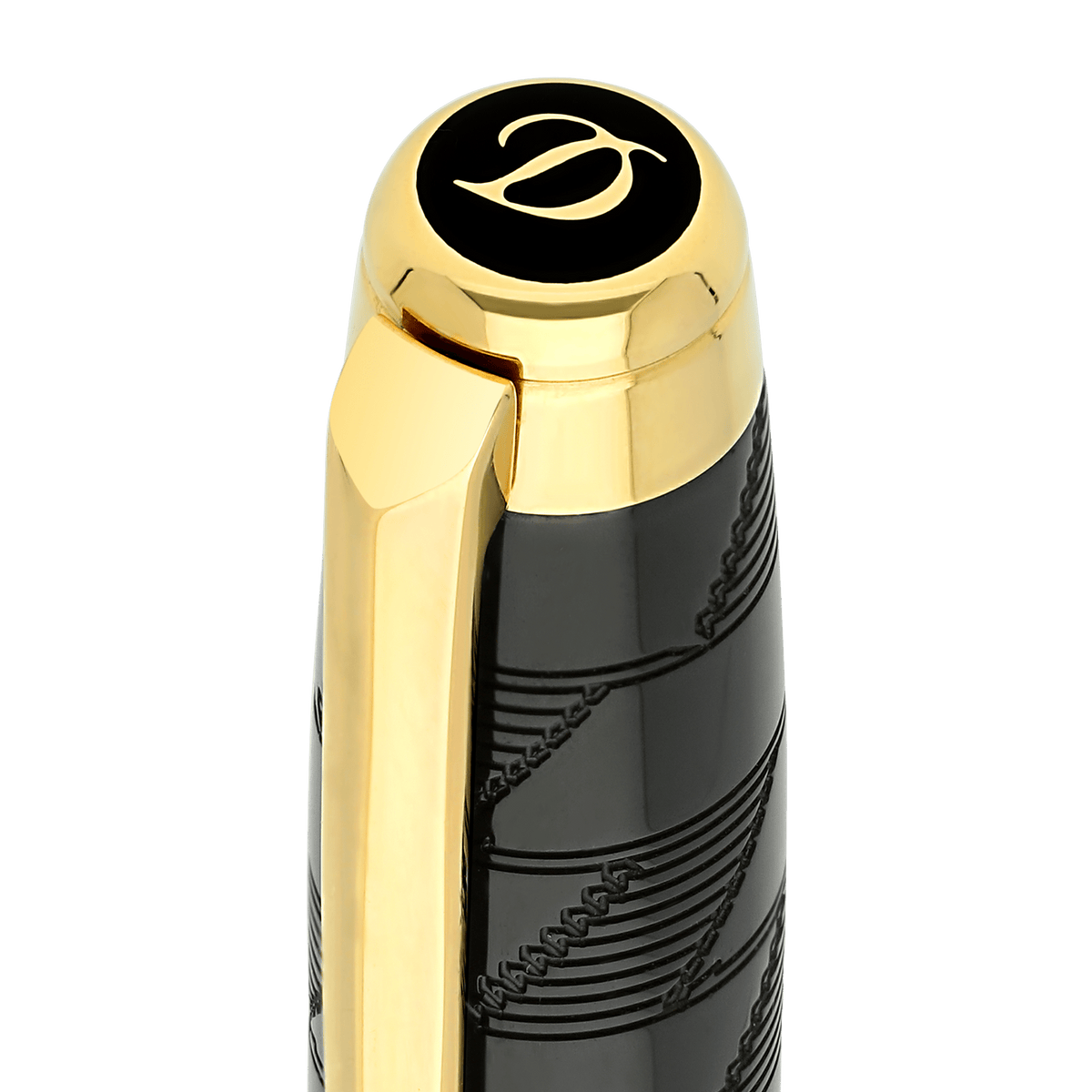 Ballpoint pen Medium Collection_Monogram color_black corporate25 4 - S.T. Dupont United Kingdom